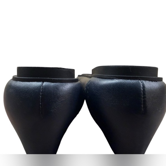 Vionic Preppy Navy Blue Leather Ballet Flats Career Wear Orthotic Ssz 7 M - Picture 8 of 10